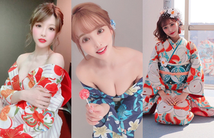 Loạt ảnh các nữ thần 18+ Nhật Bản trong trang phục kimono đầu năm