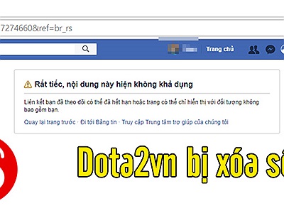 Cầm đầu tấn công Beatvn, groups Facebook đông game thủ nhất Việt Nam Dota2Vn bị xóa sổ
