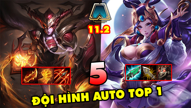 ĐTCL 4.5: TOP 5 đội hình dễ lọt Top 1 nhất trong phiên bản 11.2