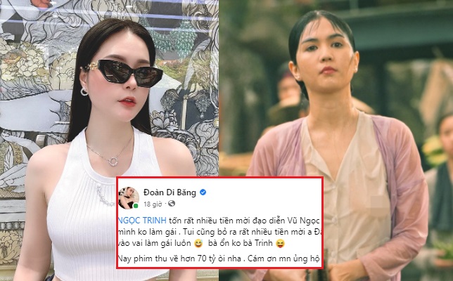 Bất chấp doanh thu, Đoàn Di Băng thẳng thừng nói về chuyện dùng tiền thuê Ngọc Trinh về 
