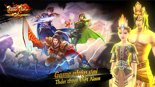 Thuận Thiên Kiếm Mobile – cả một vũ trụ truyện cổ tích Việt Nam thể hiện game