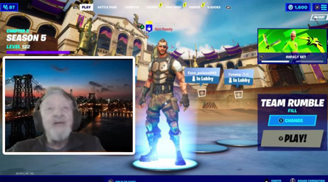 Cựu binh 76 tuổi trở thành streamer nổi tiếng nhờ tài bắn tỉa cực “khét” trong Fornite