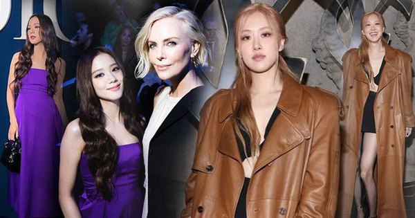 2 ''mẩu'' BLACKPINK đại náo Paris Fashion Week: Jisoo bị dìm nhưng vẫn suýt át cả Charlize Theron, Rosé che chắn vì sợ hớ hênh?