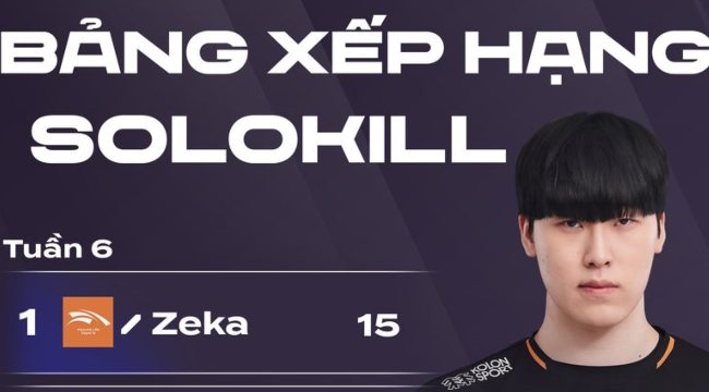 Zeka thành vua solokill ở LCK, tự tin không còn là “boy 2 champ”