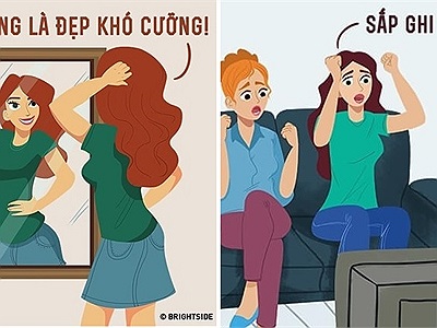 Bộ tranh về một thế giới đảo lộn khi phụ nữ cư xử y hệt đàn ông