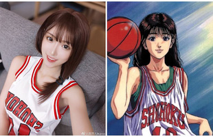 Cosplay thành nữ chính của Slam Dunk, cô nàng streamer xinh đẹp được khen tới tấp 