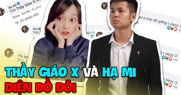 Thầy giáo X mặc áo đôi cùng Hạ Mi, chuyện gì đang xảy ra?