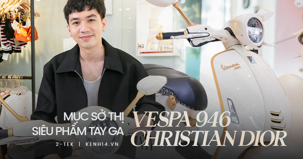 Ngắm cận cảnh xe Vespa 946 Christian Dior: Có gì đặc biệt mà giá lên tới 700 triệu đồng và khiến hội nhà giàu mê mẩn?