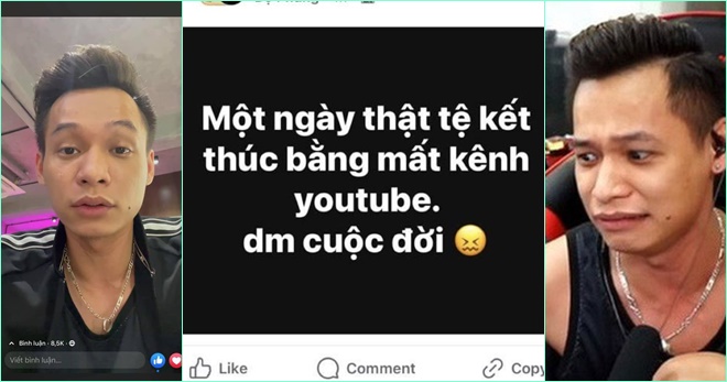 Độ Mixi vừa bị hack mất kênh Youtube hơn 7 triệu người Đăng ký