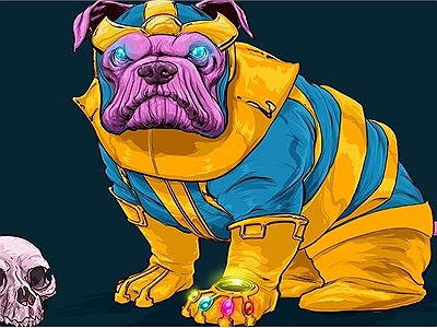 Vẻ dễ thương vô đối của Thanos và dàn nhân vật Marvel khi hóa thành...chó cưng