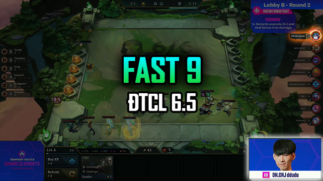 ĐTCL: Khung bài fast 9 “vô địch thiên hạ” được tuyển thủ thách đấu Hàn sử dụng tại CKTG