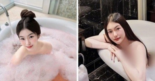 Hot girl khoe dáng nóng bỏng đầy mê hoặc lúc tắm bồn