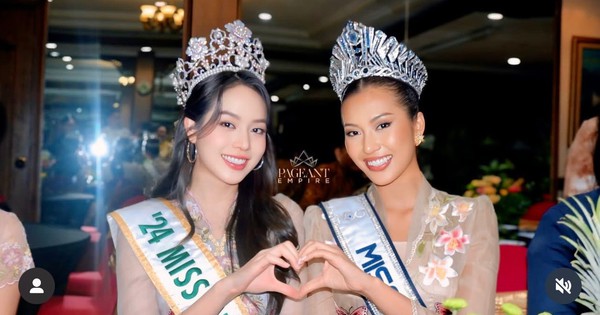 Thanh Thủy trong khung hình với 3 hoa hậu quốc tế