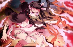 Kimetsu no Yaiba: Mê mẩn khi ngắm vẻ đẹp hóa quỷ của Nezuko, chân dài ngực khủng lại còn sắc sảo