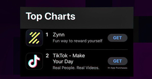 Xuất hiện ứng dụng nhái TikTok, trả tiền cho người xem video, leo luôn top 1 App Store