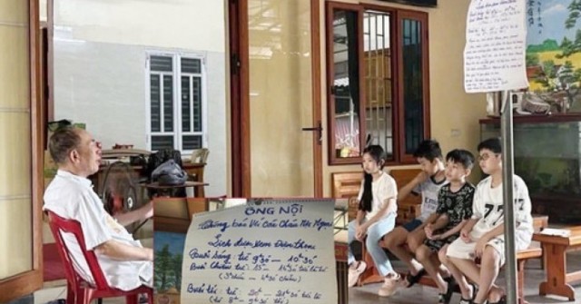 Ông nội Thái Bình quy định nghỉ hè gây sốt, MXH 'nóng' bức ảnh lũ trẻ lấm lem