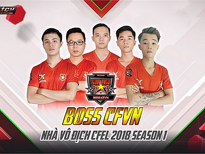 Vô địch CFEL 2018, Boss CFVN là đại diện duy nhất của Việt Nam tại CFSI 2018 sắp tới