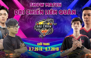 Giải Showmatch 'Đại chiến Liên Quân Mobile' quy tụ cực nhiều cao thủ Thách Đấu sắp khởi tranh