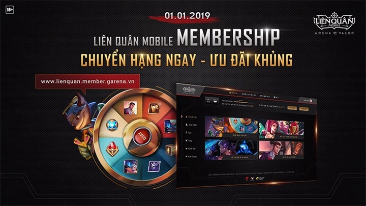 Cách đăng ký Membership Liên Quân Mobile