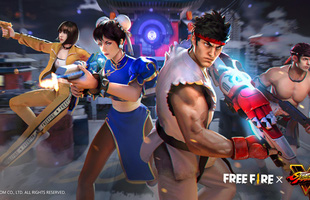 Người chơi Free Fire sẵn sàng tung chưởng trong màn hợp tác toàn cầu với Street Fighter V từ ngày hôm nay!