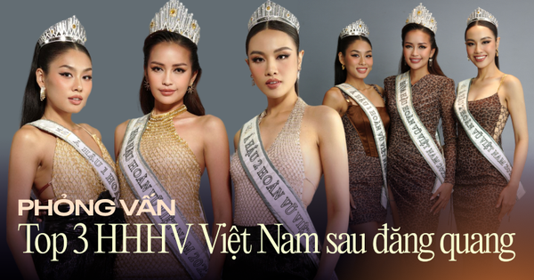 Phỏng vấn Top 3 Hoa hậu Hoàn vũ Việt Nam 2022: Ngọc Châu, Thảo Nhi, Thủy Tiên chia sẻ gì?