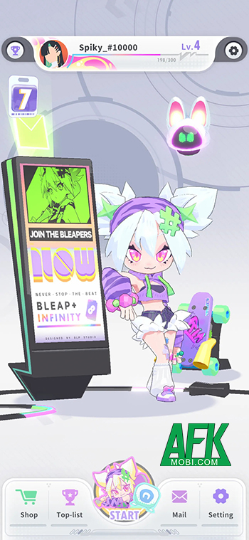 Bước vào game Bleap để lướt ván trượt trên các nhịp điệu nhạc sôi động