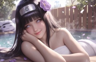 AI tái hiện Hinata nhan sắc khuynh thành, body nóng bỏng, fan tặc lưỡi "Naruto có phúc quá!"