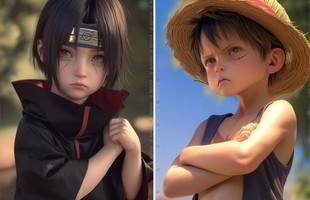 AI hô biến Luffy, Zoro, Gojo, Sukuna,... thành phiên bản nhí, ai nhìn cũng thấy cưng