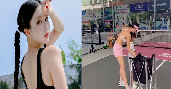 Ngọc Trinh "đáp trả" sau khi bị chỉ trích vì "mặc như không mặc" đi chơi pickleball