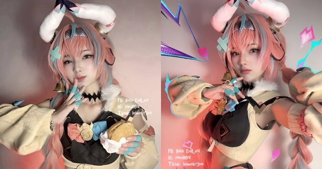 Cosplay Varesa: Nàng bò Genshin Impact qua sự biến hóa của Babie EvilLord