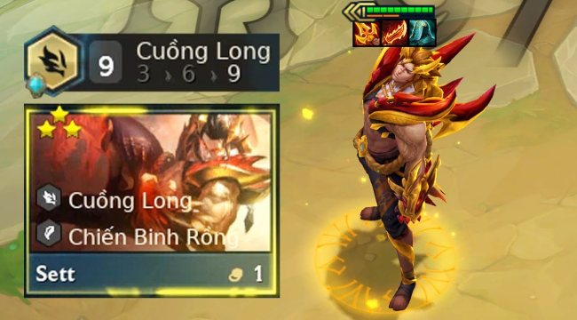 Đấu Trường Chân Lý: Hóa Rồng cùng đội hình reroll Sett trong bản 12.14