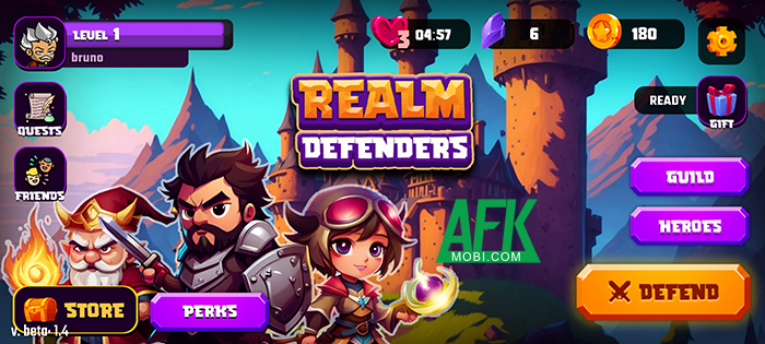 Tự tay chiến đấu bảo vệ vương quốc trong trò chơi Realm Defenders