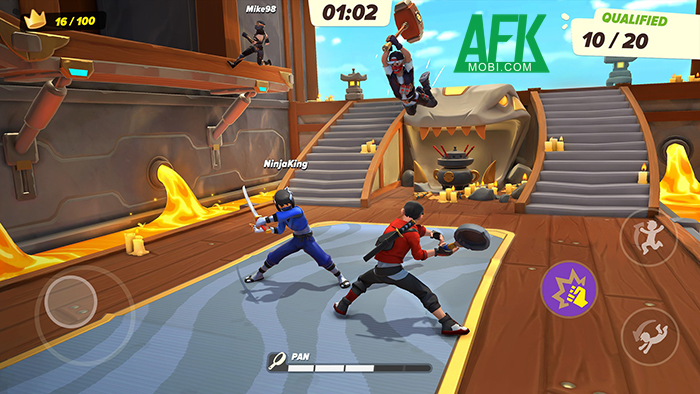 Các tay chơi sẽ trở thành những nhẫn giả cạnh tranh với nhau tại game Ninja Party Mobile