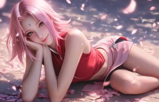 Khi AI “nâng cấp” nhan sắc Sakura: Nữ ninja làng Lá đẹp nóng bỏng ăn đứt nguyên tác
