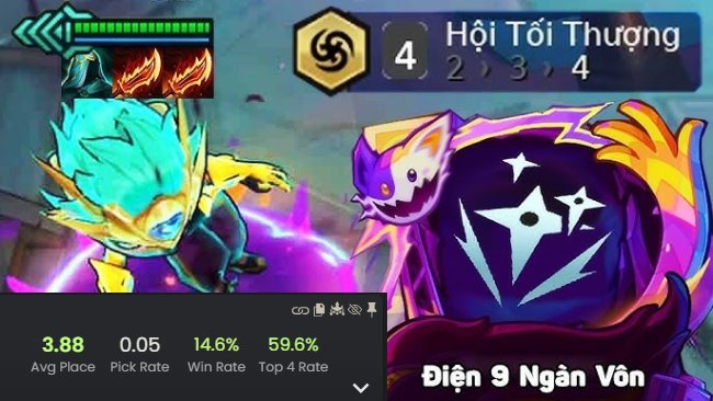 ĐTCL 15.1b: Kennen Điện 9 Ngàn Vôn bất ngờ vươn lên dẫn đầu meta về độ “dễ leo rank, vào top”