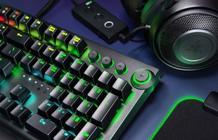 Razer làm 'núm' vặn trên bàn phím cơ gaming BlackWidow Elite mới, trông khá ngầu