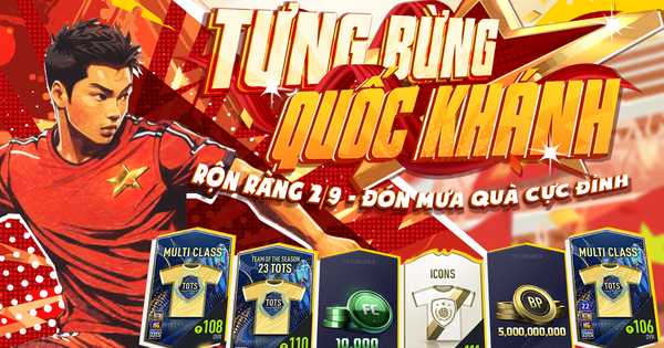 FC Online: Rộn ràng đón Quốc Khánh với hàng loạt quà tặng khủng