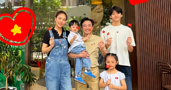 Vợ chồng Quốc Cường – Đàm Thu Trang chia sẻ ảnh mừng Quốc khánh 2/9, visual của Subeo lại gây sốt