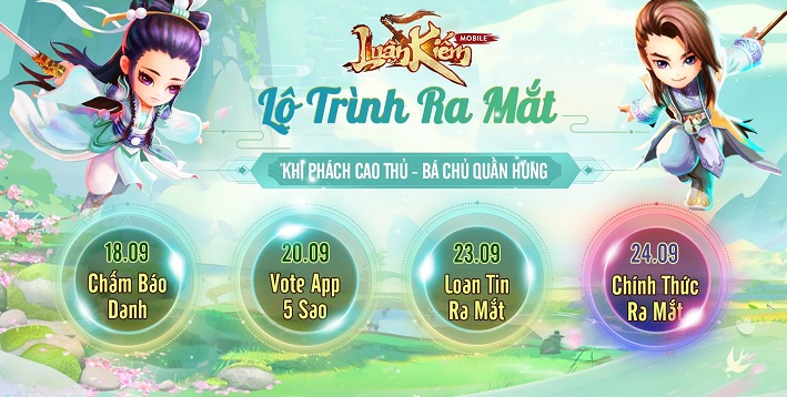 Luận Kiếm Mobile tặng Giftcode tiếp lửa game thủ trước giờ G