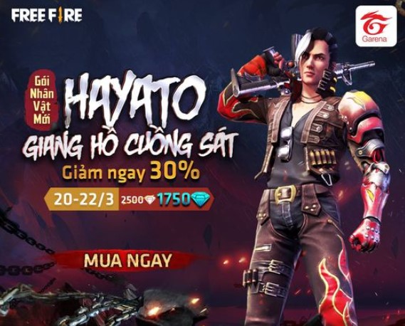 Cách để sở hữu nhân vật Hayato trong Free Fire