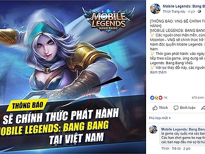 MOBA đình đám Mobile Legends được VNG chính thức phát hành tại Việt Nam