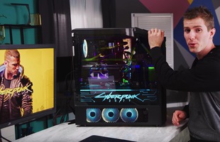 Bộ PC độ phong cách Cyberpunk 2077 đẹp chết ngất mà mạnh cũng phát khùng có giá loanh quanh 150 triệu đồng