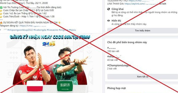 Facebook dung túng quảng cáo cá độ bóng đá mùa World Cup