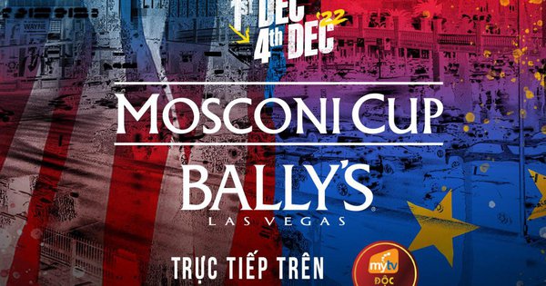 Giải Bi-a Pool Mosconi Cup 2022 trực tiếp và độc quyền trên Truyền hình MyTV