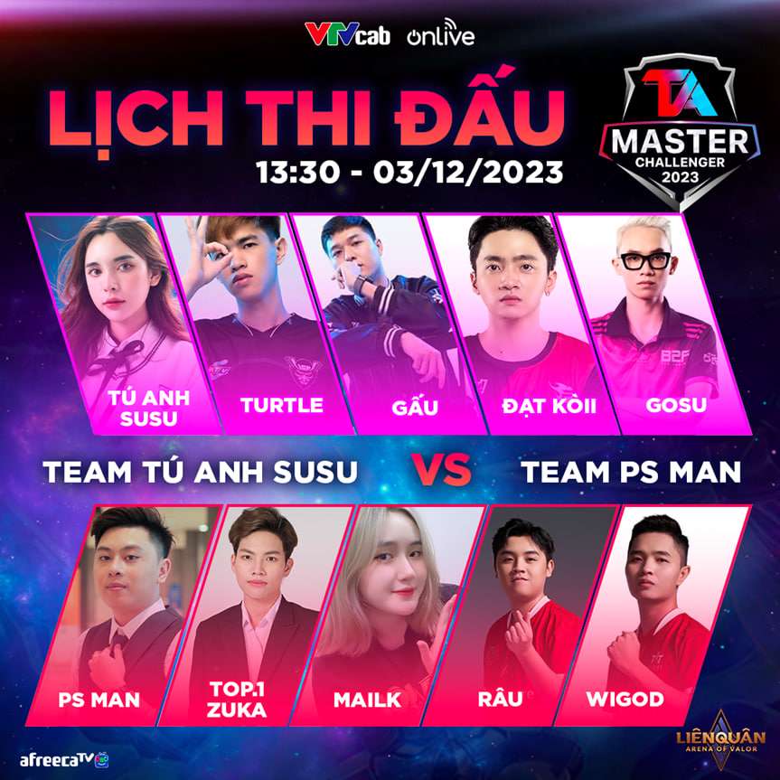 ON Live đồng hành cùng Đội Tuyển Liên Quân Mobile Việt Nam du đấu tại TA Master Challenge 202