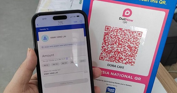 Ngoài Việt Nam, nạn giả mạo mã QR thanh toán của cửa hàng cũng xuất hiện tại Malaysia