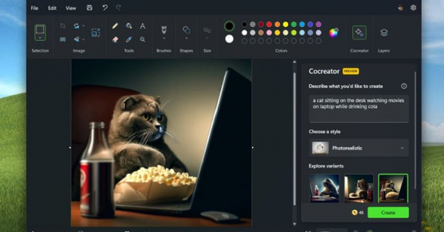 Microsoft Paint trên Windows 11 đã có thể vẽ tranh bằng AI cực đỉnh