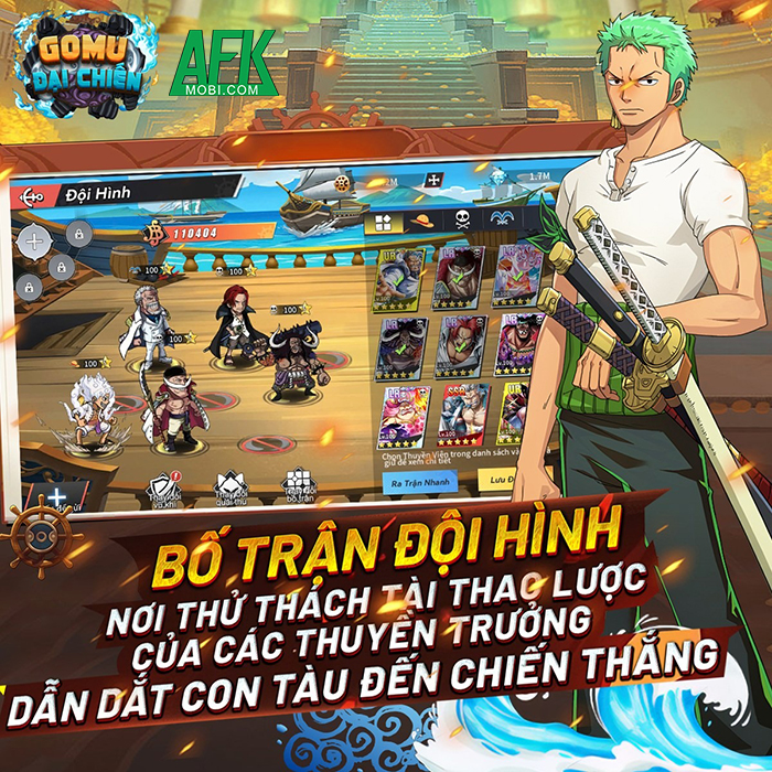 GOMU Đại Chiến game thẻ tướng chủ đề One Piece sắp ra mắt tại thị trường Việt Nam