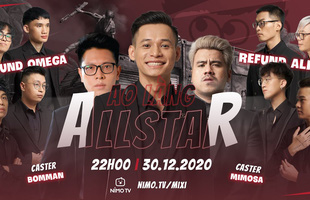 Phát trực tiếp chưa đầy một ngày, Ao làng Allstar của Độ Mixi lên thẳng top 1 trending cho hạng mục trò chơi