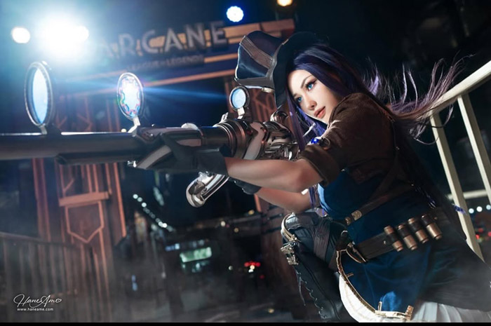 Fan cứng T1 HaneAme trở lại với cosplay Caitlyn phiên bản Arcane siêu kín đáo